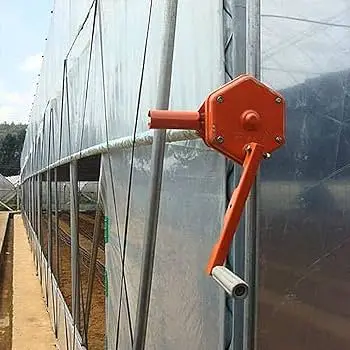 Manual Korea Greenhouse Roll up Machine Greenhouse Manual Film Roll up Crank Sidewall Ventilation