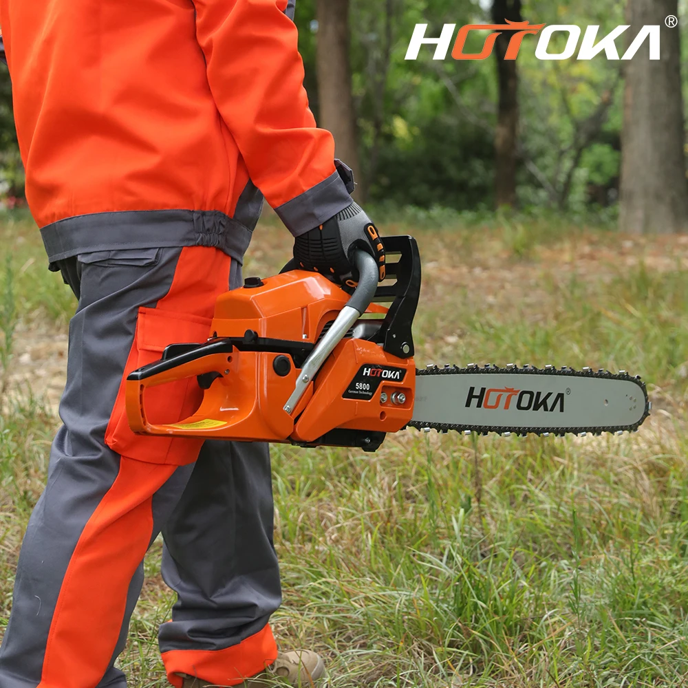 HOTOKA 5800 Gasoline Chainsaw - Professional Wood Cutting