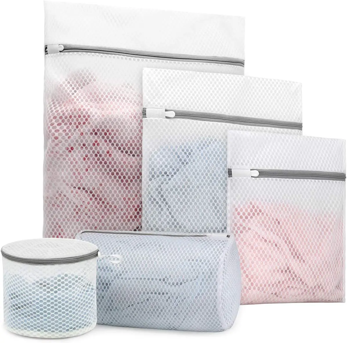 Durable Honeycomb Mesh Laundry Bags Lingerie Bags For Laundry Honeycomb ...