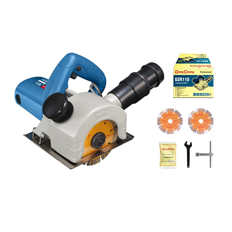 Dong Cheng 2 лезвия 1600 Вт высокомощный станок для резки камня/бетона настенный резак канавок