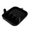 Rounded edge kitchen pot lid holder/black