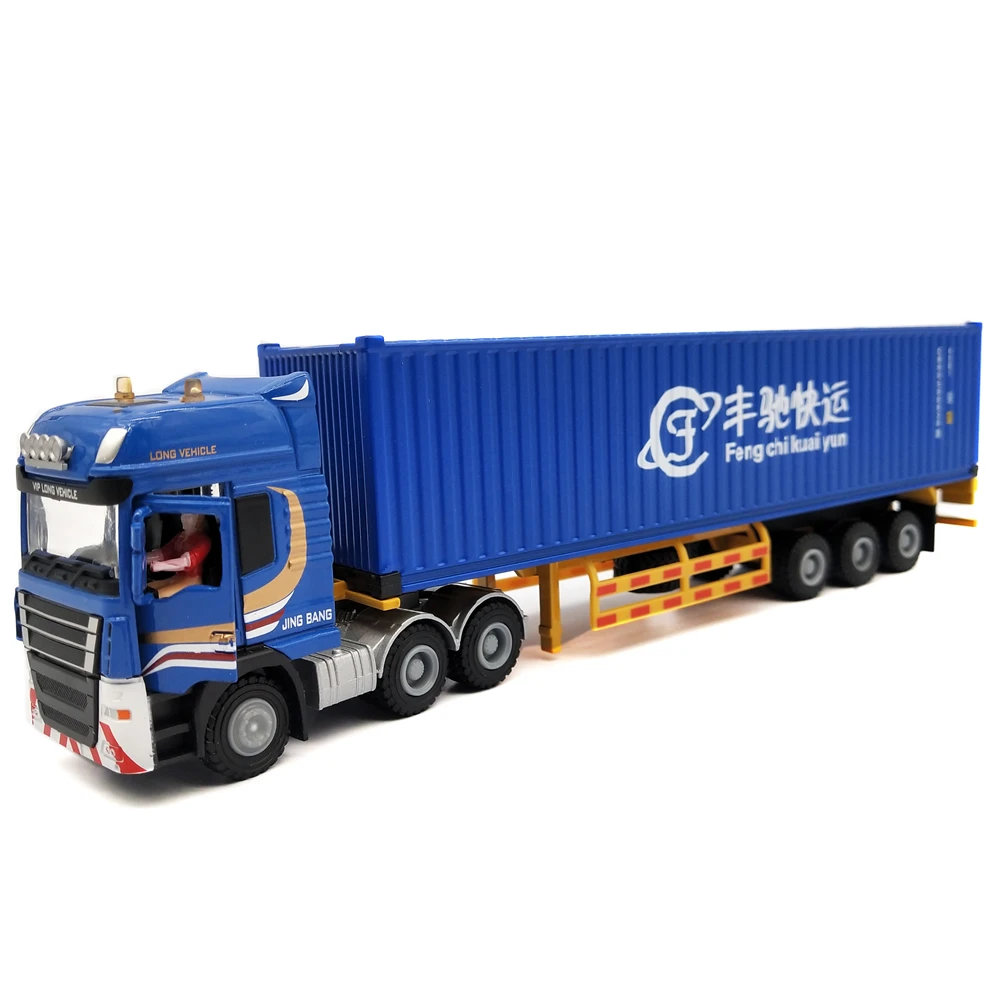 28cm apl logistics alloy mini container truck μοντέλο 1:50 alloy container truck μοντέλο δώρα μοντέλο πλοίου