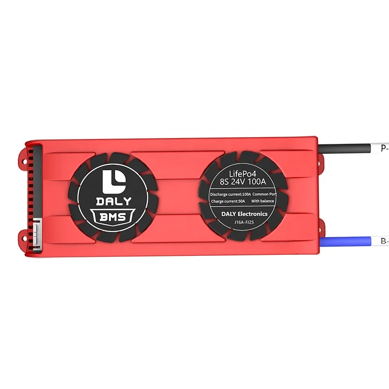 Exliporc Smart Daly BMS LiFePO4 BMS Lithium Battery 3s 4s 8s 24v 36v 48v 100A 200aA 16s BMS 12v For LiFePO4 Battery Pack