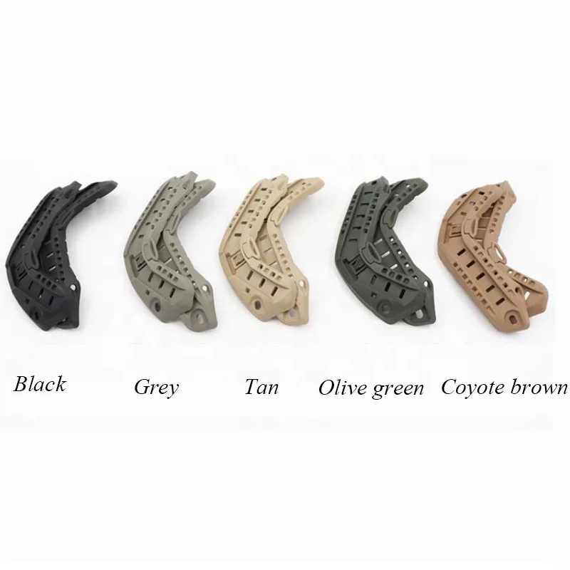 High Quality Tactical Helmet Side Rails Bracket Fast Hollow Helmet Side Rail