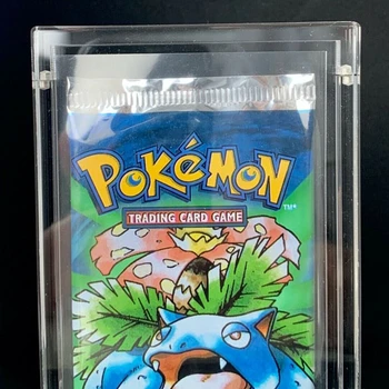CUSTOM pokemon Booster pack display closure case acrylic display trading cards booster packs box