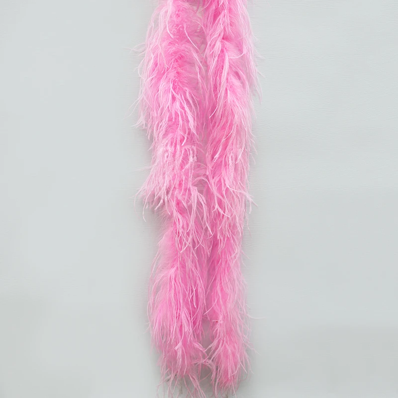 4ply Ostrich Feather Fabric Feather Boa Chandelle Boa For Collar 1