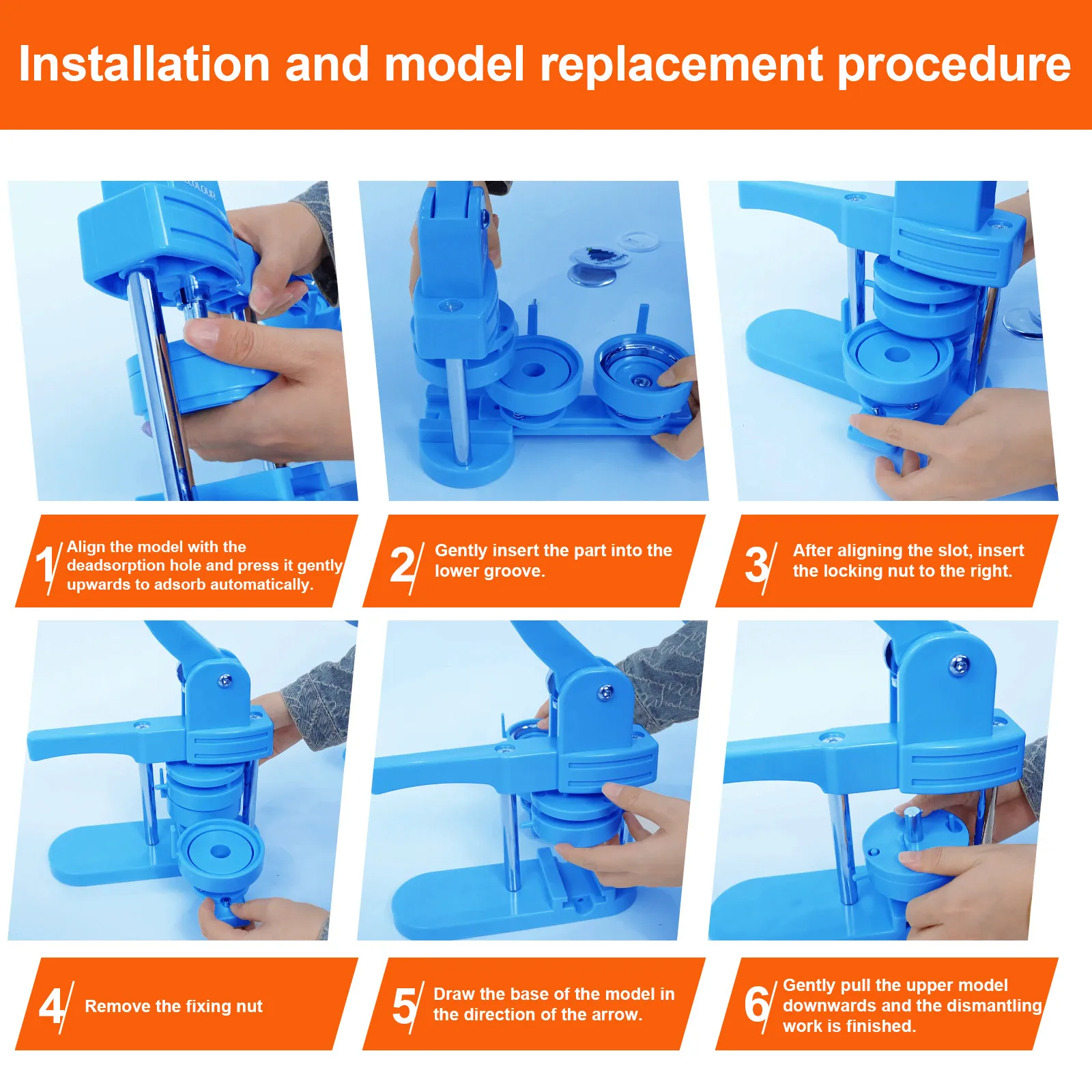 Latest Round Badge DIY Making Machine Plastic Button Maker