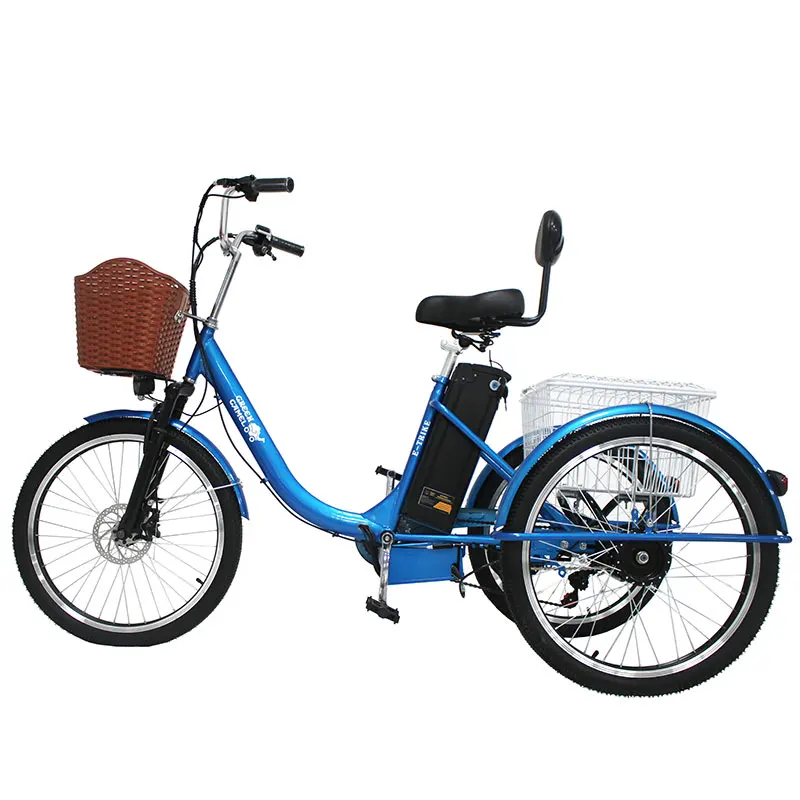 Electric Tricycle 20inch Motorized Electric Tricycle With En ...