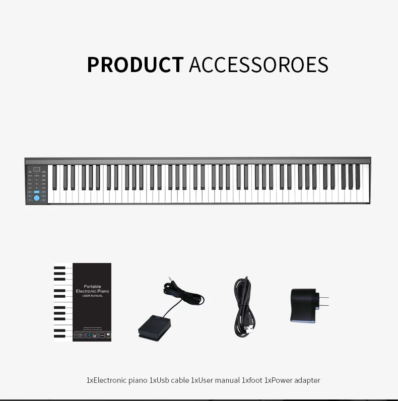 88 Key Keyboard Musical Instrument Electronic Piano Keyboard With