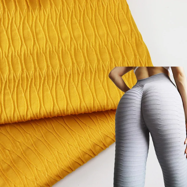 Thick Jacquard Yoga Nylon Spandex 