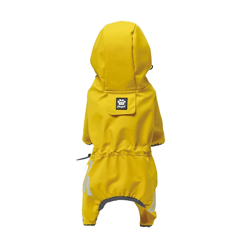 Custom high quality pet supplies dog raincoat hot selling dogs rain coat fashion design waterproof rainwear 3 colors options