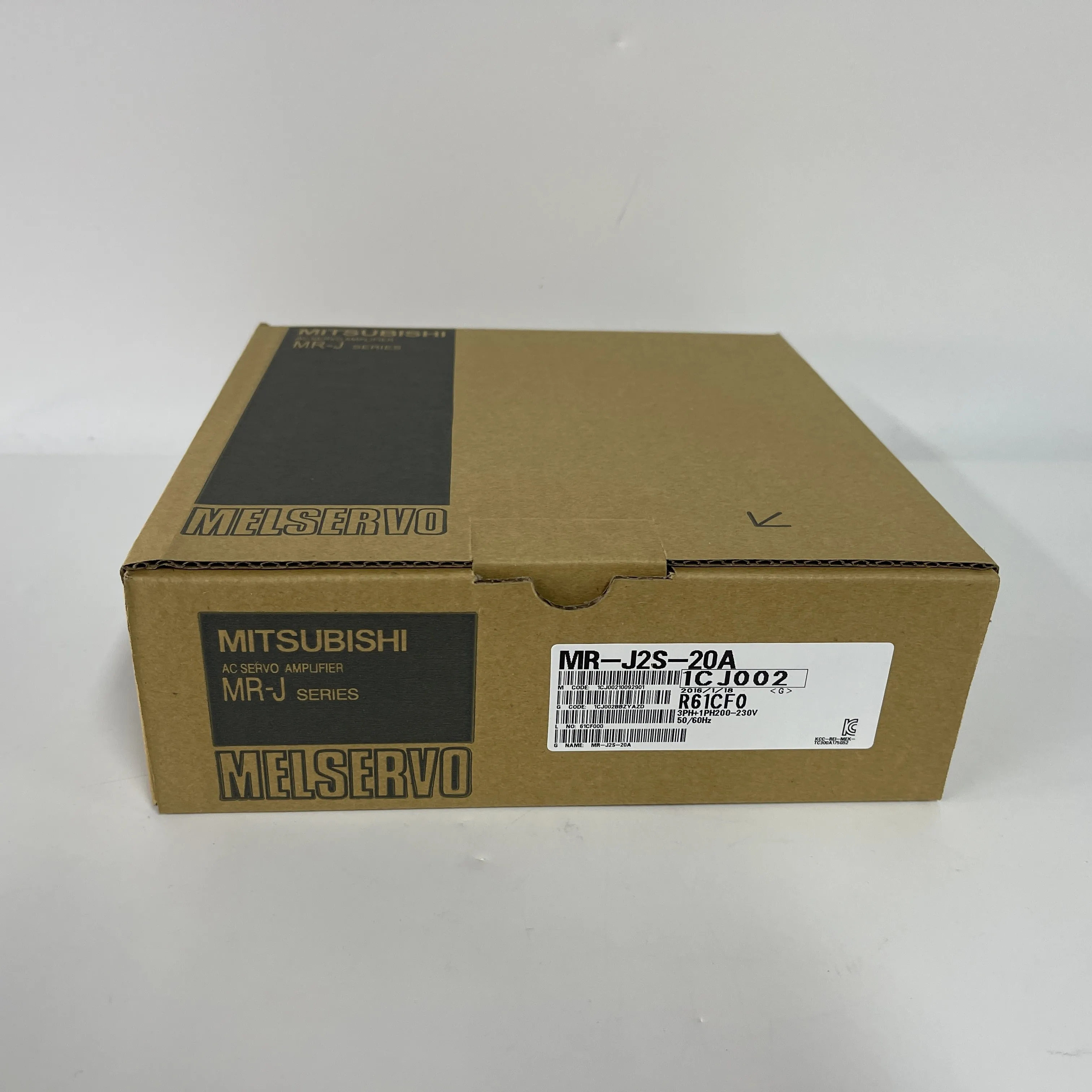 MITSUBISHI AC Servo Amplifier MR-J2S Series MR-J2S-20A MITSUBISHI AC Servo Amplifier MR-J2S Series MR-J2S-20A