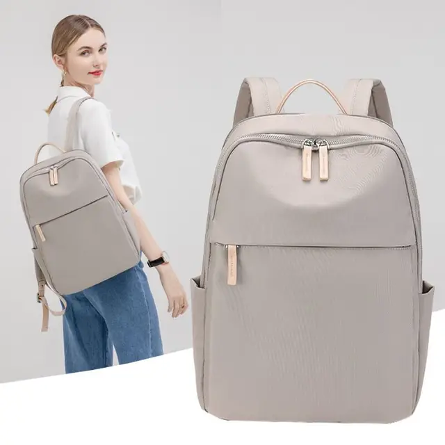 Laptop Bag lightweight Daily backpack Korean style versatile 2024 Summer new Oxford cloth travel backpack large capacity