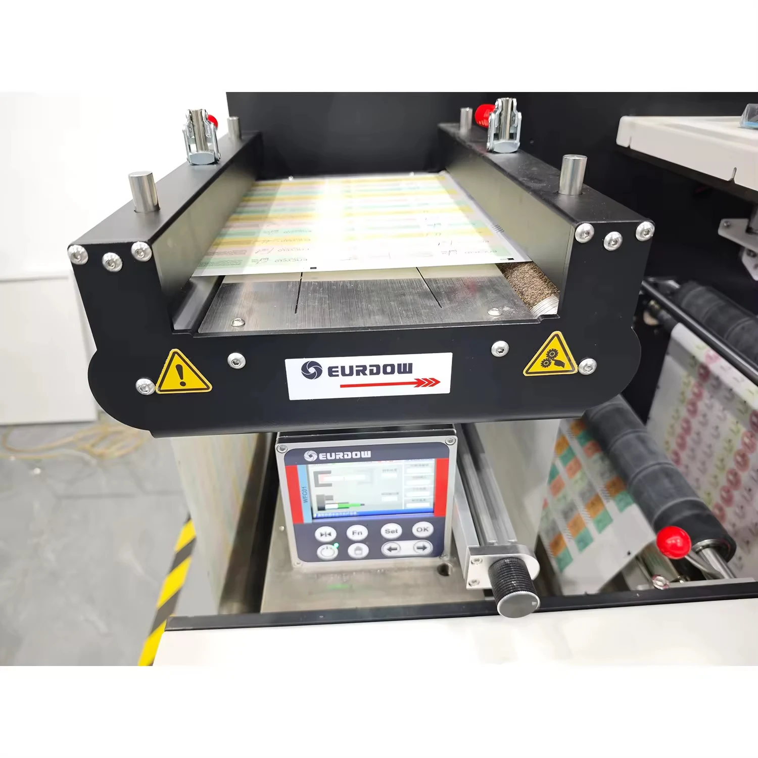 Digital Label Cutter Paper Reel to Sheet Machine Digital Label Printing Die Cutting Machine