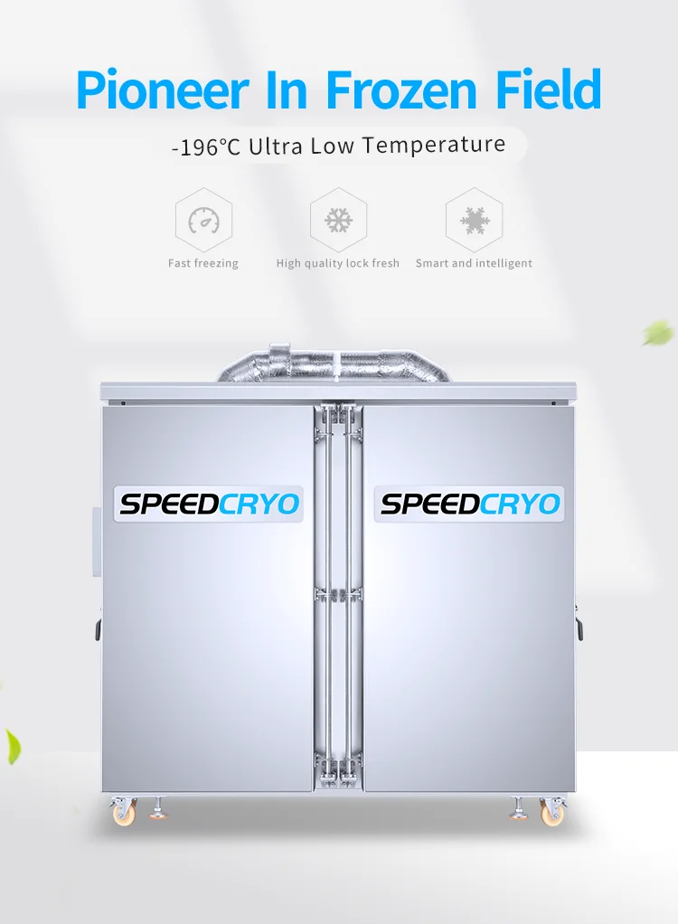 Liquid Nitrogen Quick Frozen Seafood Flash Instant Quick Freeze Iqf