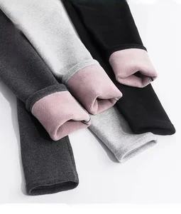 Pregnant Women's Leggings with Fleece Lining, Abdominal Lift and Buttocks Softness Exercise, Warm Pants for Pregnant Women