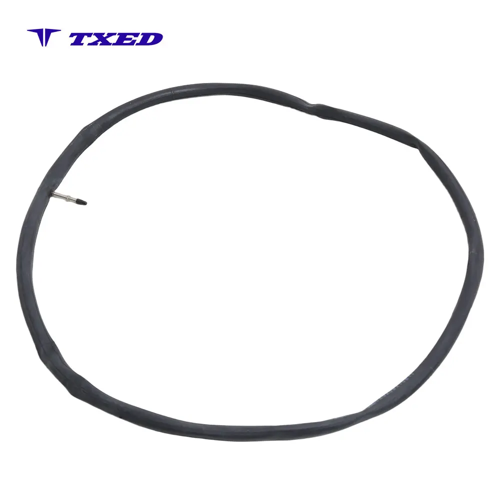 Jianda Brand Bicycle 700C X 42C Road & BMX Use 48mm Beadless Butyl Rubber Inner Tube with Brass Valve