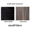Black marble & dark wood