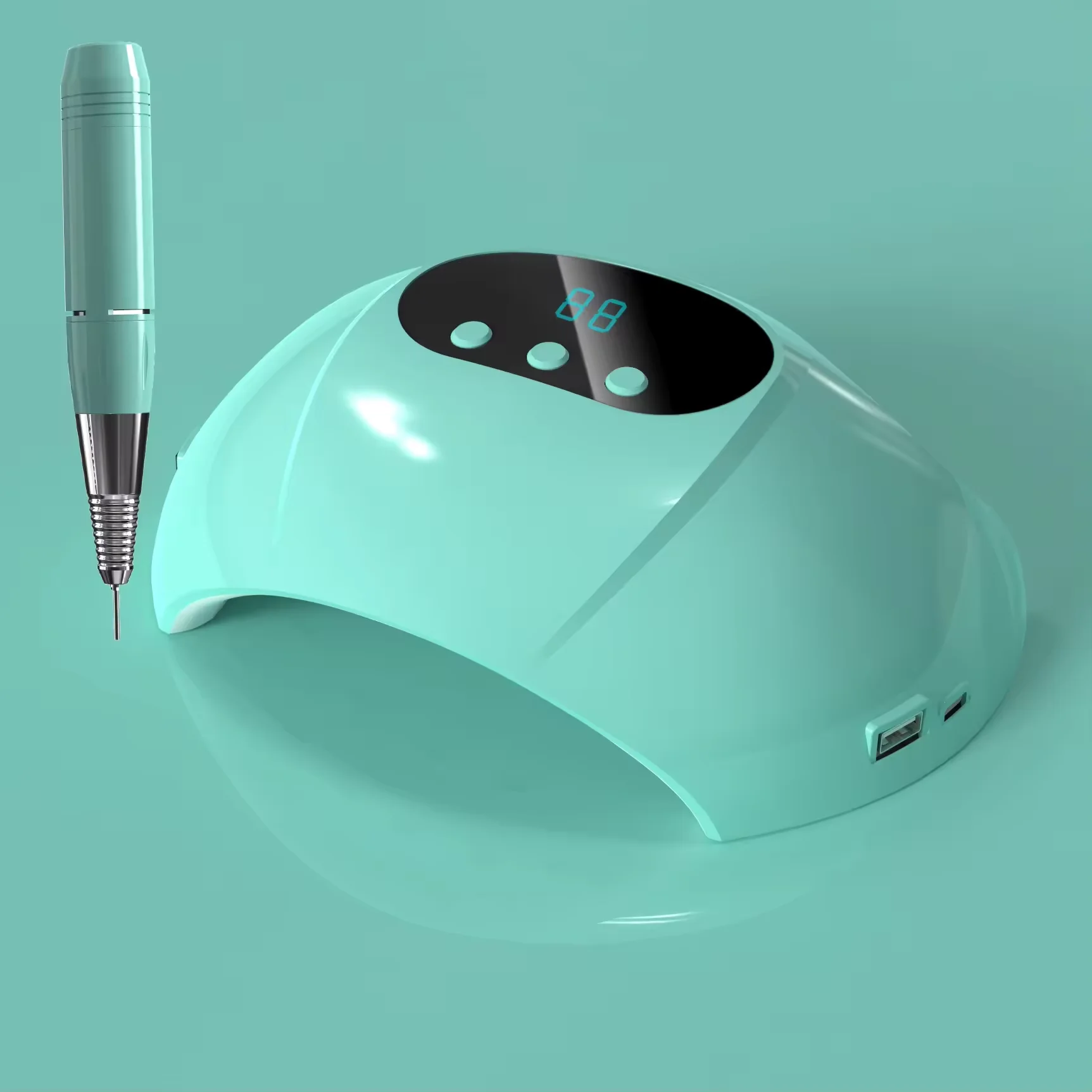 2 In1 Uv Lamp Nail Dryer And Nail Drill Tool Professional Factory