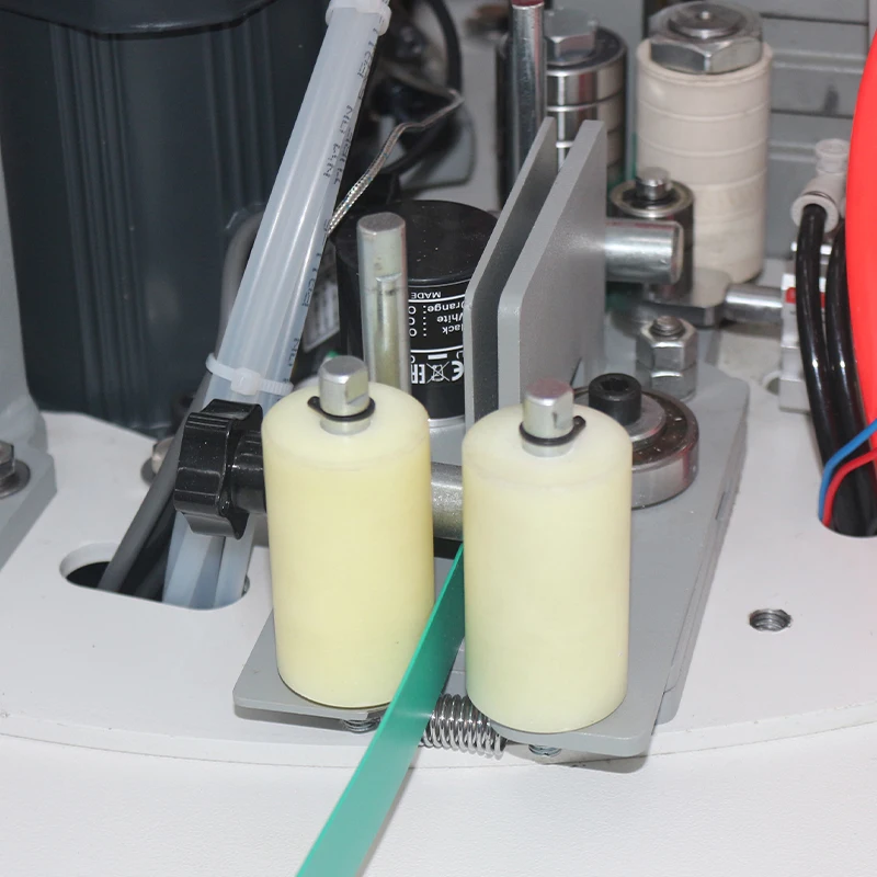 Pur Edge Banding Machine Manual Wood Veneer Automatic Pvc Curve Edge Banding Machine with Trimmer Furniture