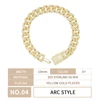 Yellow Gold Plated/Arc style/10mm