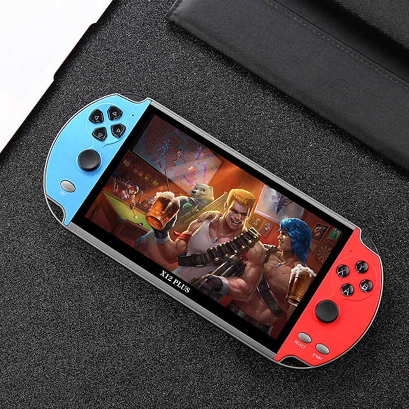 2024 New X12 Plus 7 Inch 16g 20000 Games Retro 7" De Video Juegos