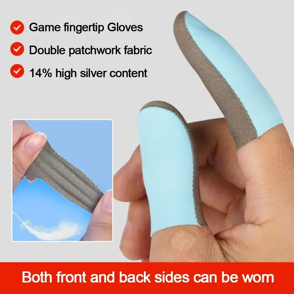 Anti-Slip Finger Cots Sweat-Resistant Finger Protector for Game