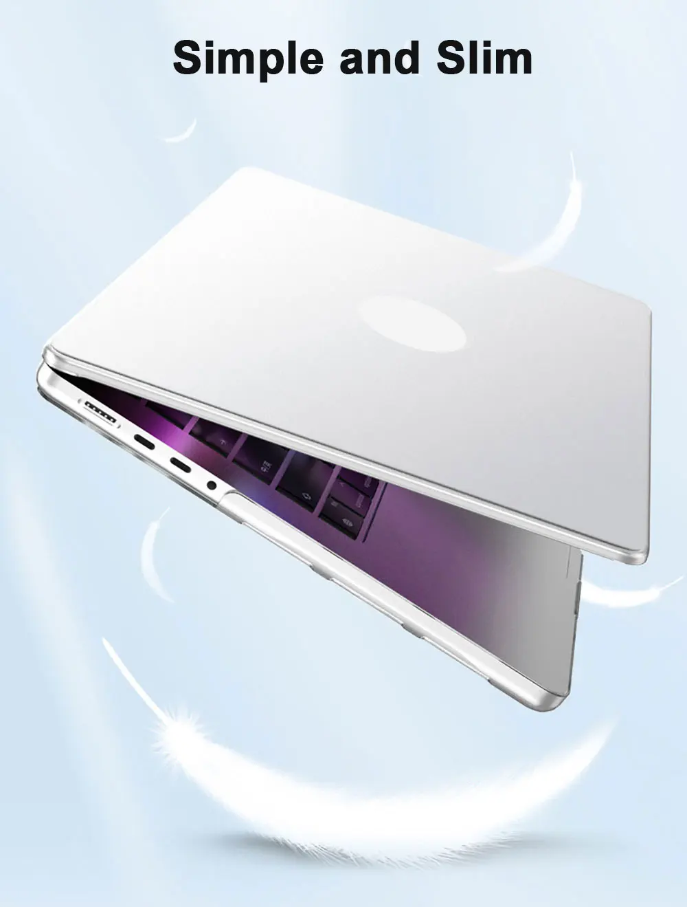 Pure Colour Laptop Case For Macbook Holder Stand Lens Protection Tablet Cover Frosted Simple Dnk001 Laudtec supplier