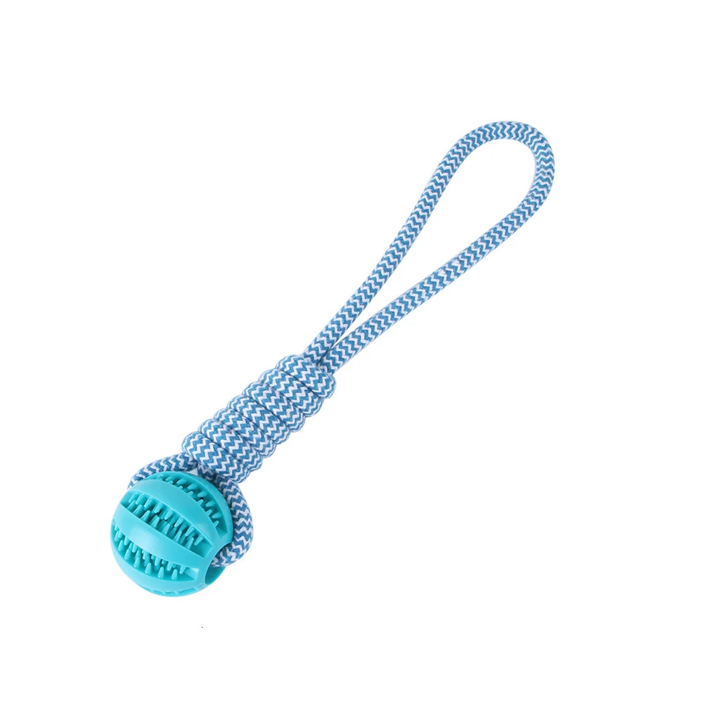 Fast Shipping 3 Pack Squeaky Toothbrush & Cotton Rope Ball Dog Toys