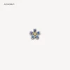 Accessoire fleur bleue