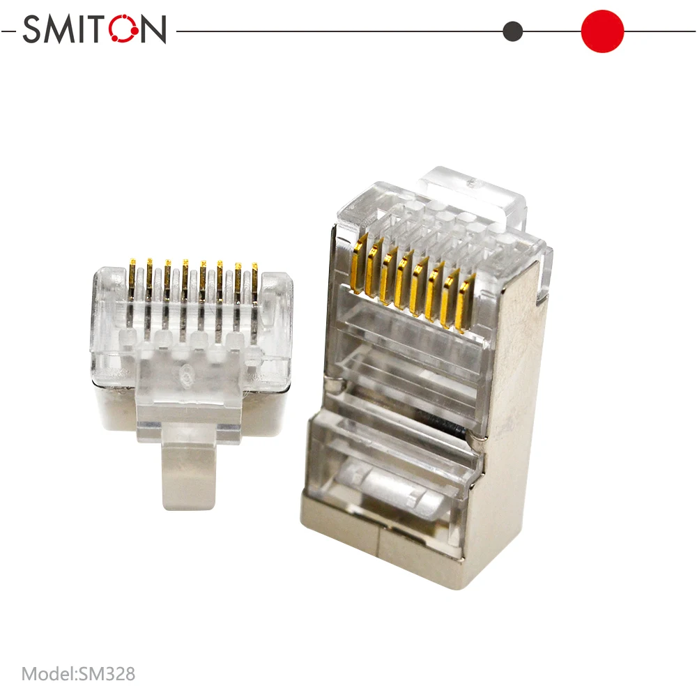 Good Quality 3U 6U 8P8C Cat 6 Shield RJ45 Connector