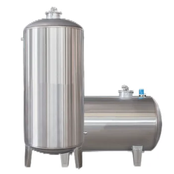 Household Mini 100L 304 Stainless Steel Pressure Towerless Tap Water Automatic Booster Water Tower Storage Cream Mixing tank