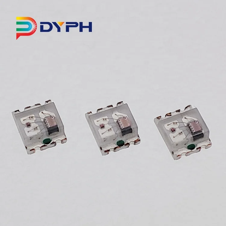 DyPh LED SMD 0805 Tri-color RGB LED IC Built-in Fast / Slow Flashing 0807 RGB Blinking Smd Led Chip