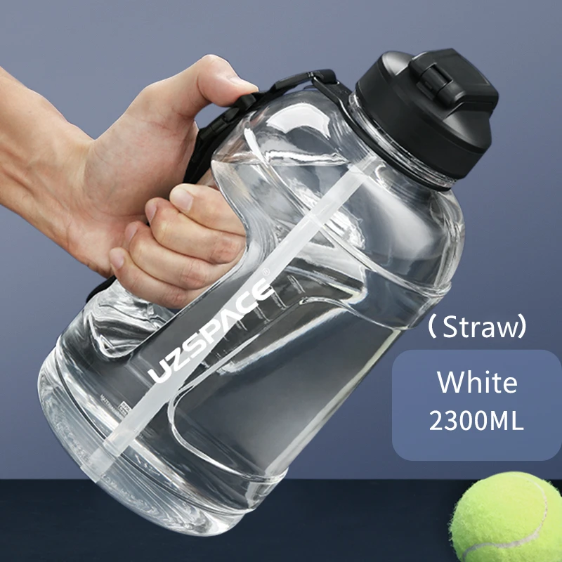 Wholesale 1500ml UZSPACE Tritan Leakproof Plastic Drinking Water Bottle Bpa  Free With Straw Manufacturer and Supplier