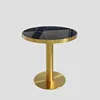 Tavola rotonda ristorante oro 60*60 cm