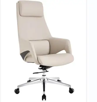 Office Chair New Design Stainless steel base  High quality CEO boss  Leather Office chair