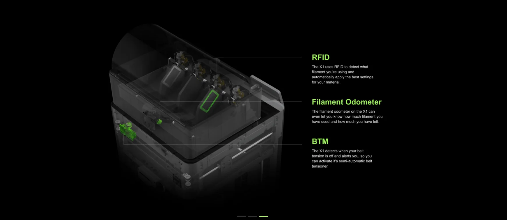 Bambu Lab X1carbon Combo 3d Printer Fully Automatic Leveling Ai Intelligent Control 500mm/s