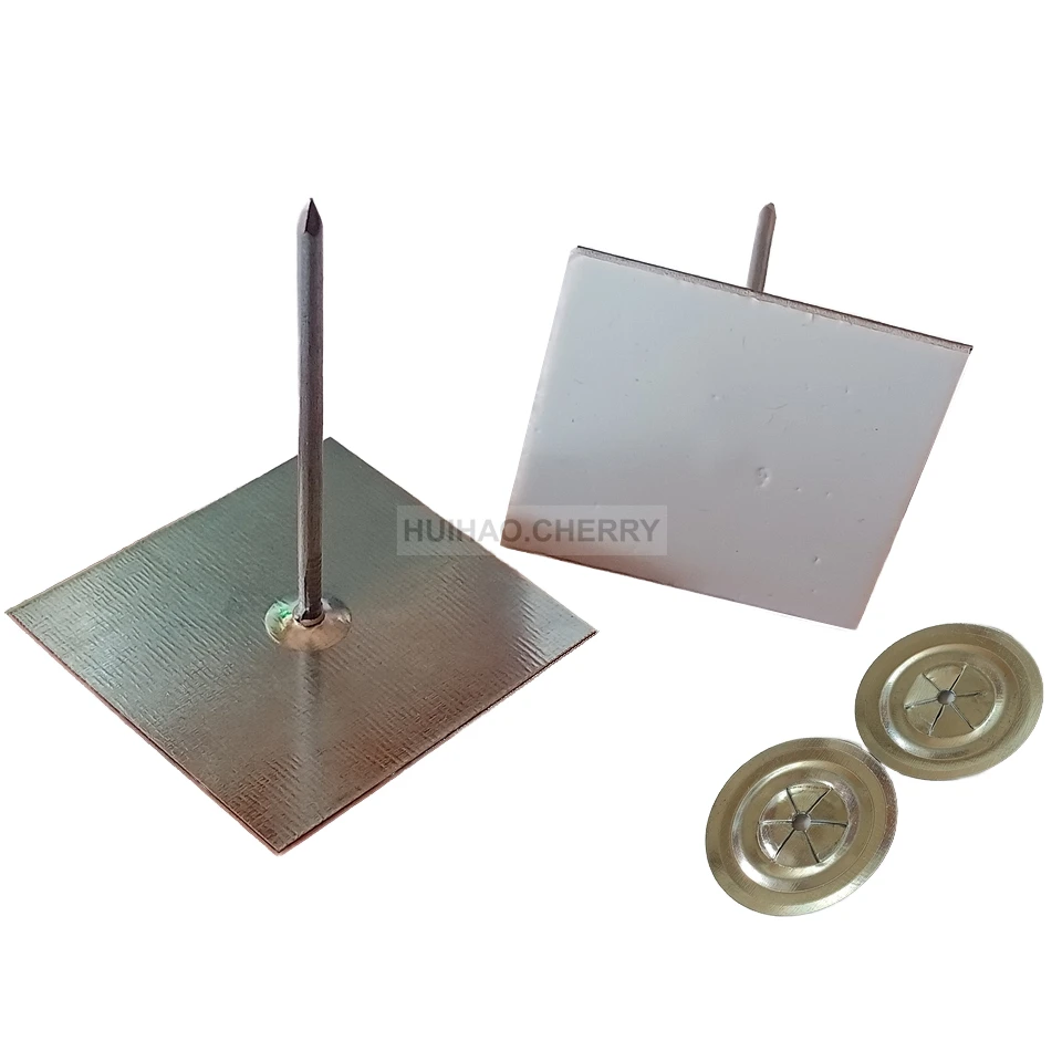 High Quality Perforated Base Insulation Hanger Fixing Pin and Fasteners Used for Installing Fiberglass Wool & Rockwool