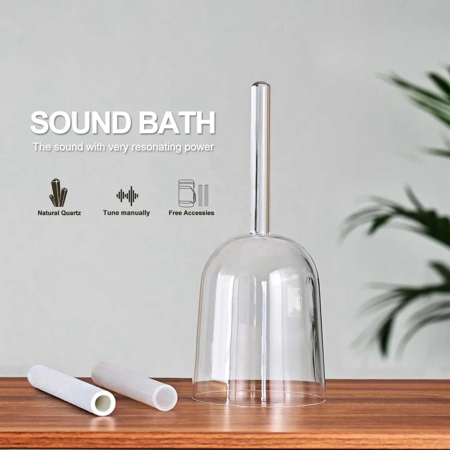 Успех ручка кварцевые Кристальные поющие чаши прозрачный ручной Поющая