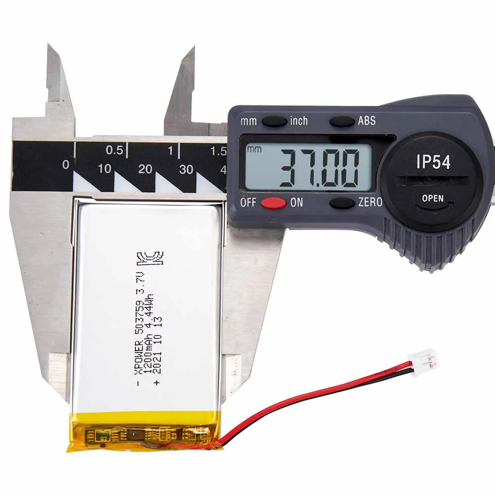 Factory Made Custom 3.7v 1200mah Flexible 25g Lithium Polymer Battery For Vehicle Monitoring Device