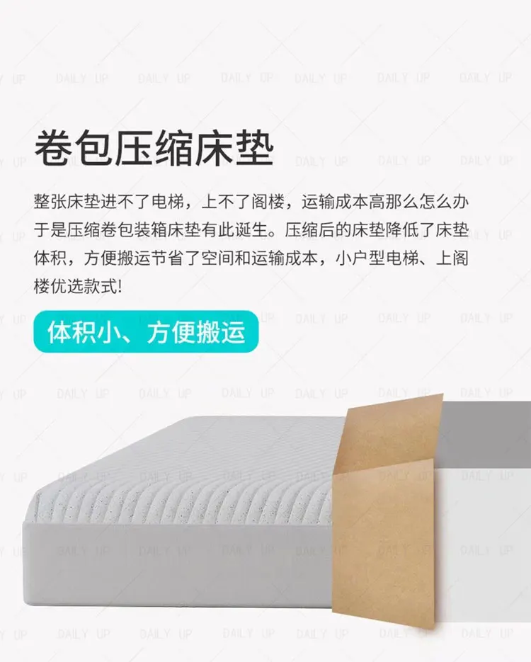 Memory Foam Latex Bed Mattress With Pocket Spring Adults King Size Air Breathable Comfortable Mattress For Hotel Bedding Sleep