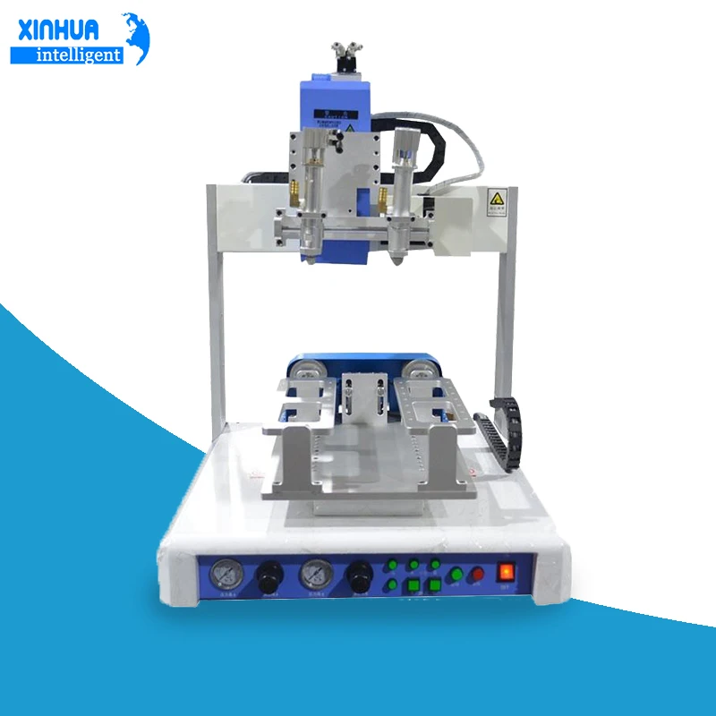 Portable 3-Axis Glue Machine Dispenser Auto Desktop Liquid Syringe Silicone & Manual Compatible Glue Dispensing Machine