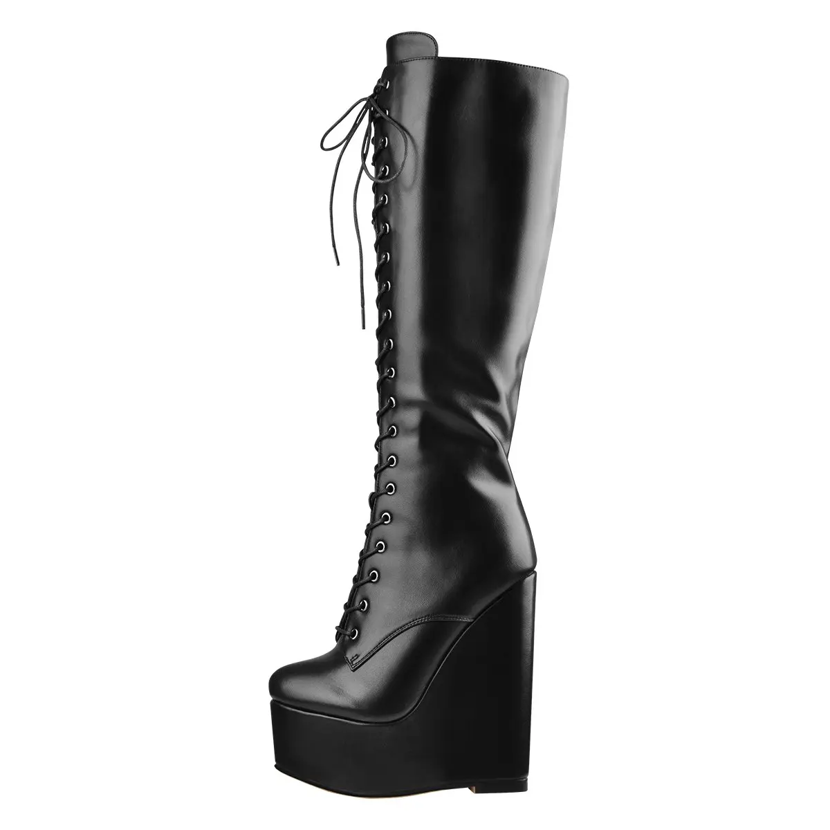 knee high wedge boots sale