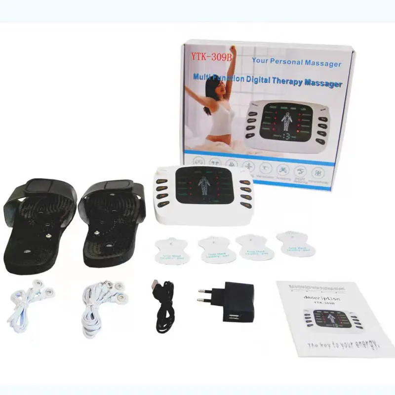 Factory Price Digital Tens Electronic Pulse Massager Electronic Massage Therapy Machine