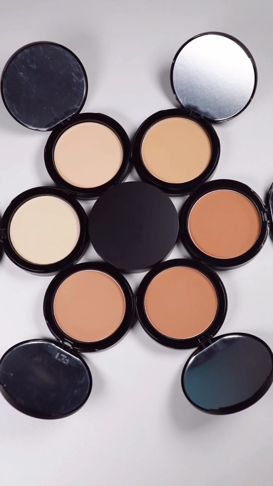 Private Label Makeup 6 Colors Wearing Oil Free Matte Pressed Powder