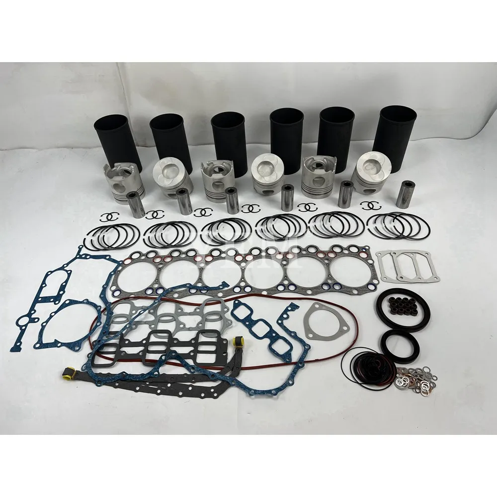 Overhaul Kit With Piston Rings Liner Full Gasket Set Fit for Hino M10C