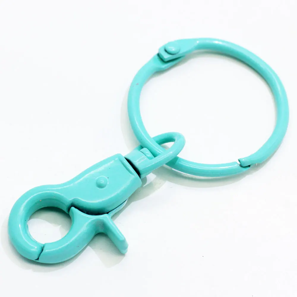 Colorful Painting Iron Alloy Key Chain