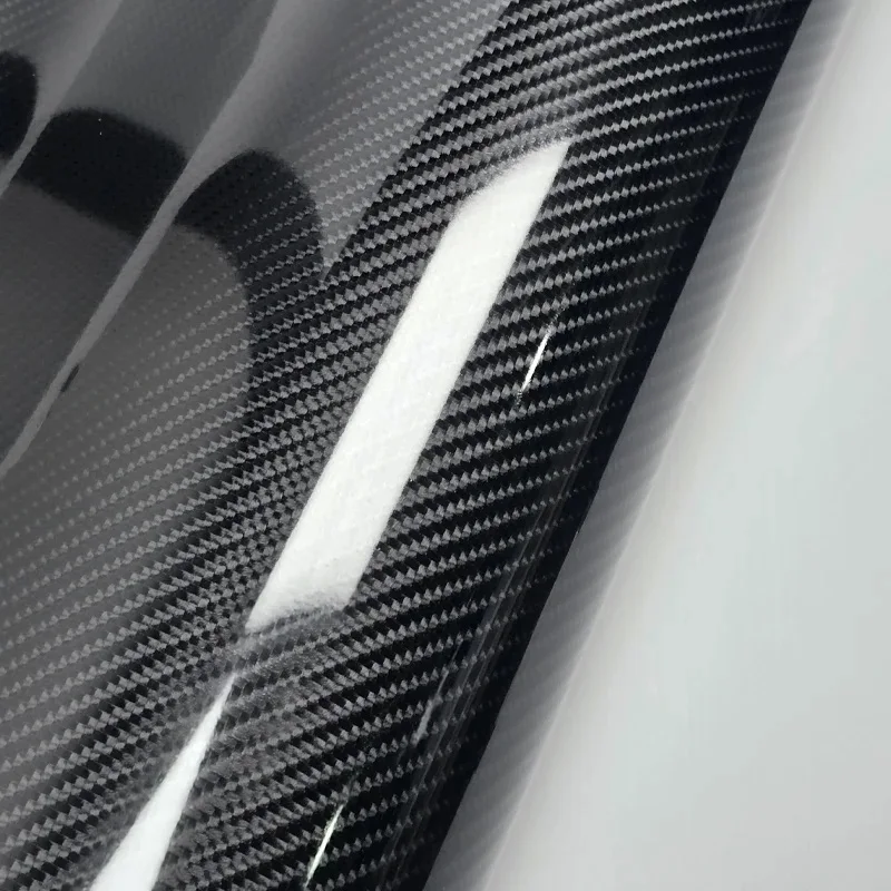 8.5miL Optimum Black 6D Carbon Fiber TPU Paint Protection Film(PPF)