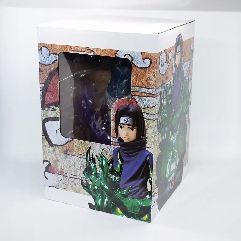 Anime naruto shippuden figura 25cm uchiha sasuke infância sasuke gk pvc  figura de ação modelo collectible estátua boneca brinquedo miúdo gif