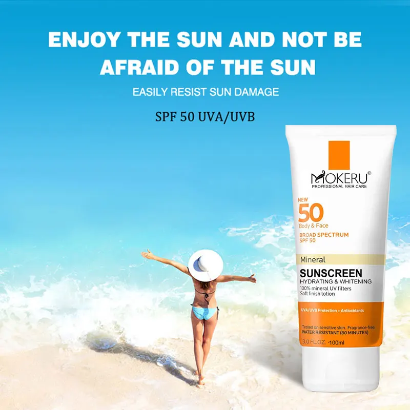 Thin and Light Sunscreen   Moisturizing and Tender Lightweight Isolation SPF 50 Sport Sunscreen